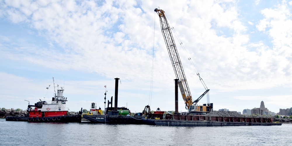 Repairs to the Buffalo Harbor North Breakwater