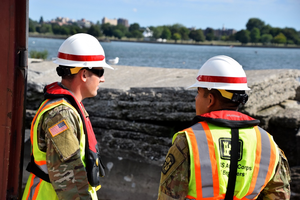 Repairs to the Buffalo Harbor North Breakwater