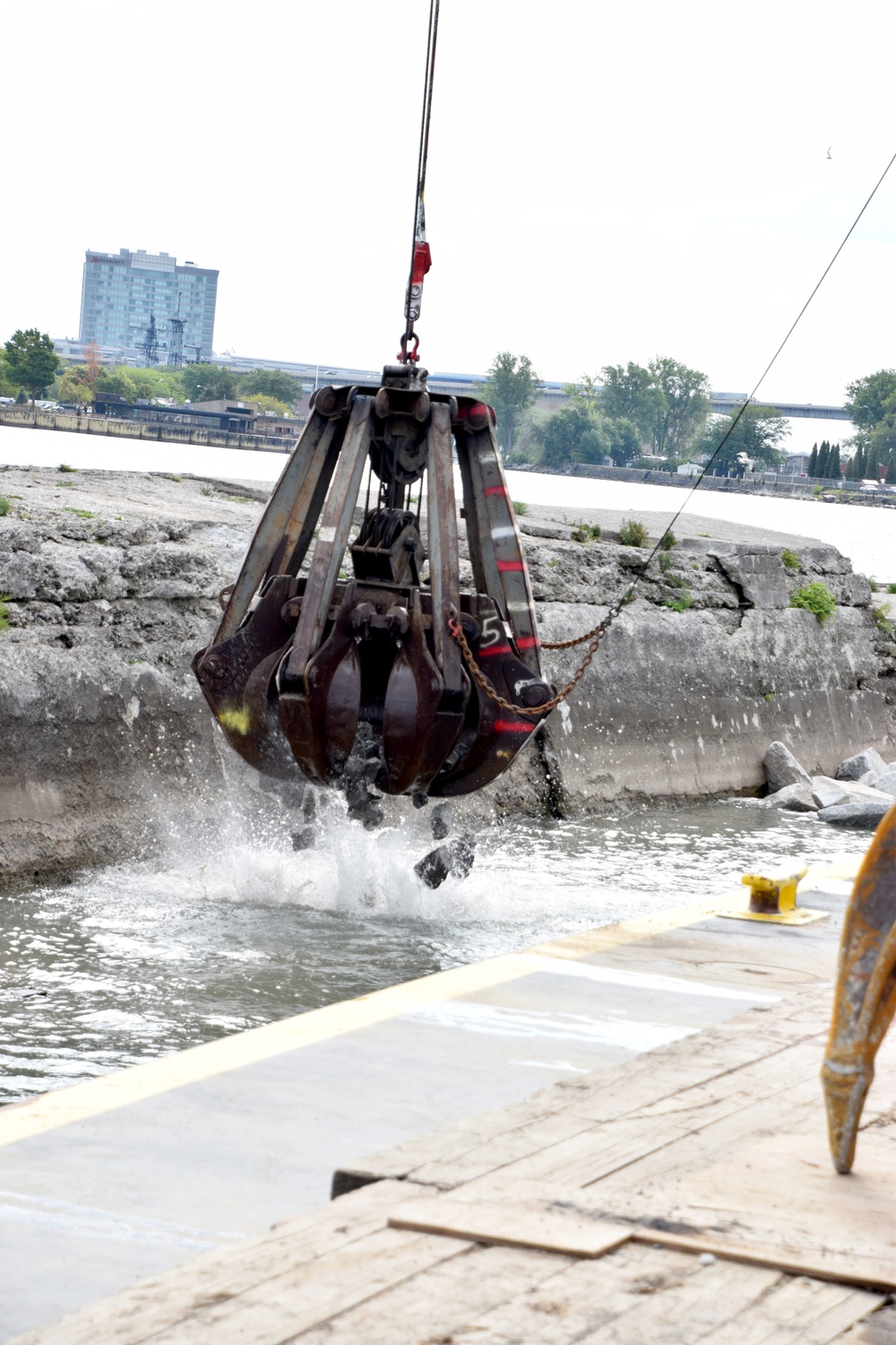 Repairs to the Buffalo Harbor North Breakwater