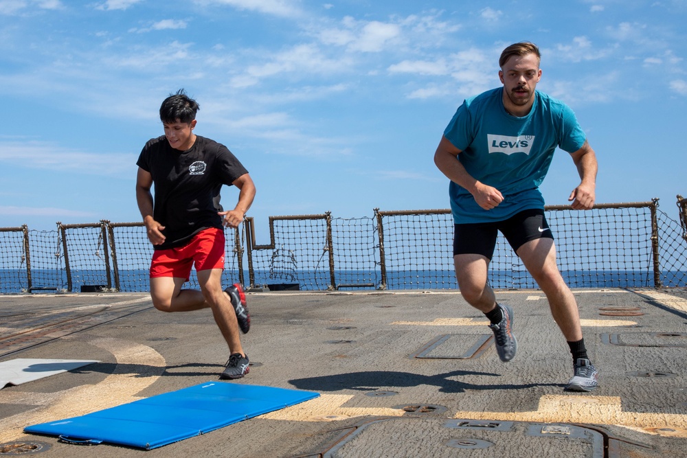 The USS Bainbridge is on a scheduled deployment in the U.S. Naval Forces Europe area of operations, employed by U.S. Sixth Fleet to defend U.S., Allied and Partner interests.