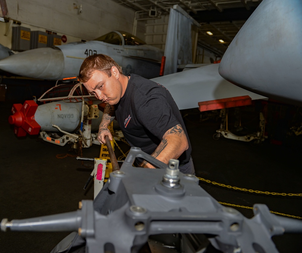The Harry S. Truman Carrier Strike Group is on a scheduled deployment in the U.S. Naval Forces Europe area of operations, employed by U.S. Sixth Fleet to defend U.S., allied and partner interests.
