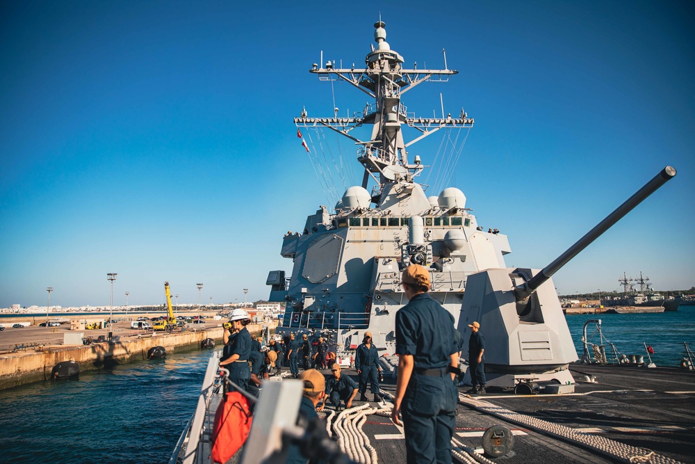 USS Paul Ignatius (DDG 117) Departs Rota for First FDNF-E Patrol