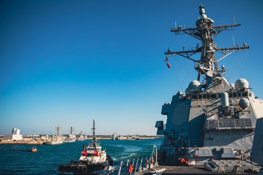 USS Paul Ignatius (DDG 117) Departs Rota for First FDNF-E Patrol