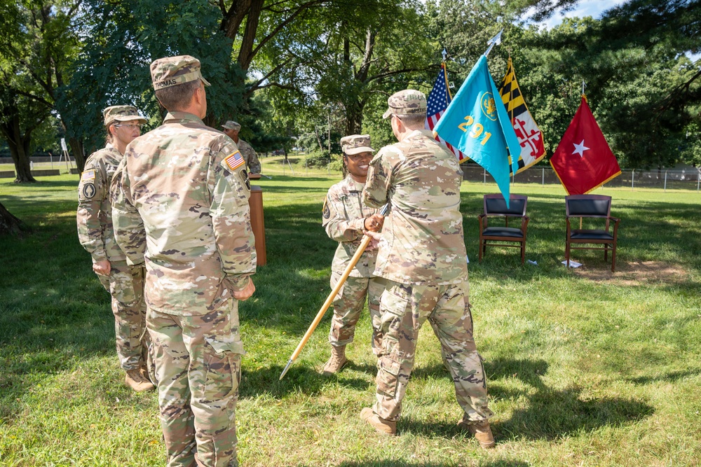 291st Digital Liaison Detachment Change of Command Ceremony