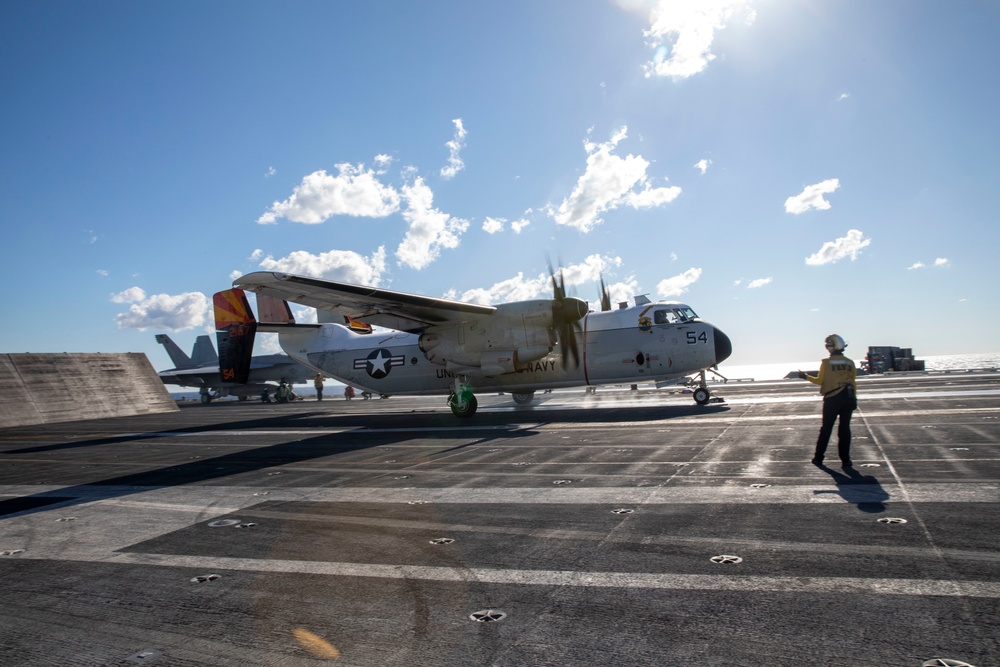 USS George H.W. Bush Conducts Flight Operations