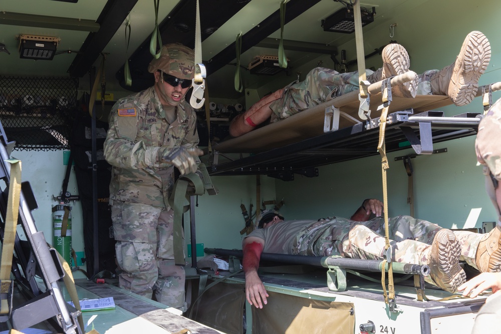 1171 Medical Company Area Support conduct Mass Casualty Training during Northern Strike