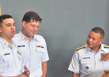 Ninth District Commander recognizes exceptional Coast Guardsmen at Grand Haven event