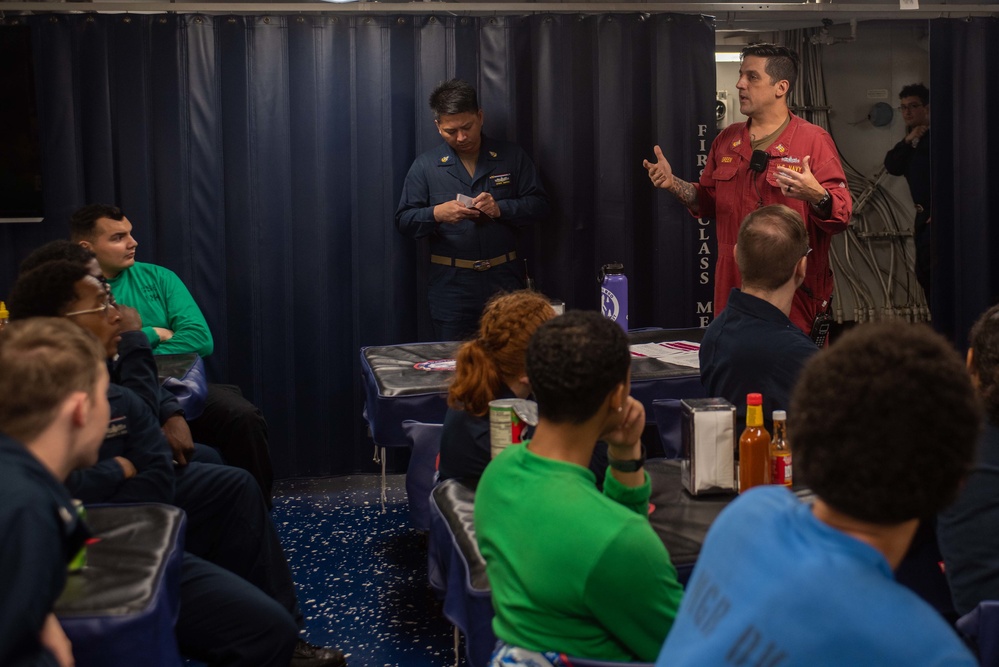 USS Ronald Reagan (CVN 76) Sailors conduct In-port Emergency Team training