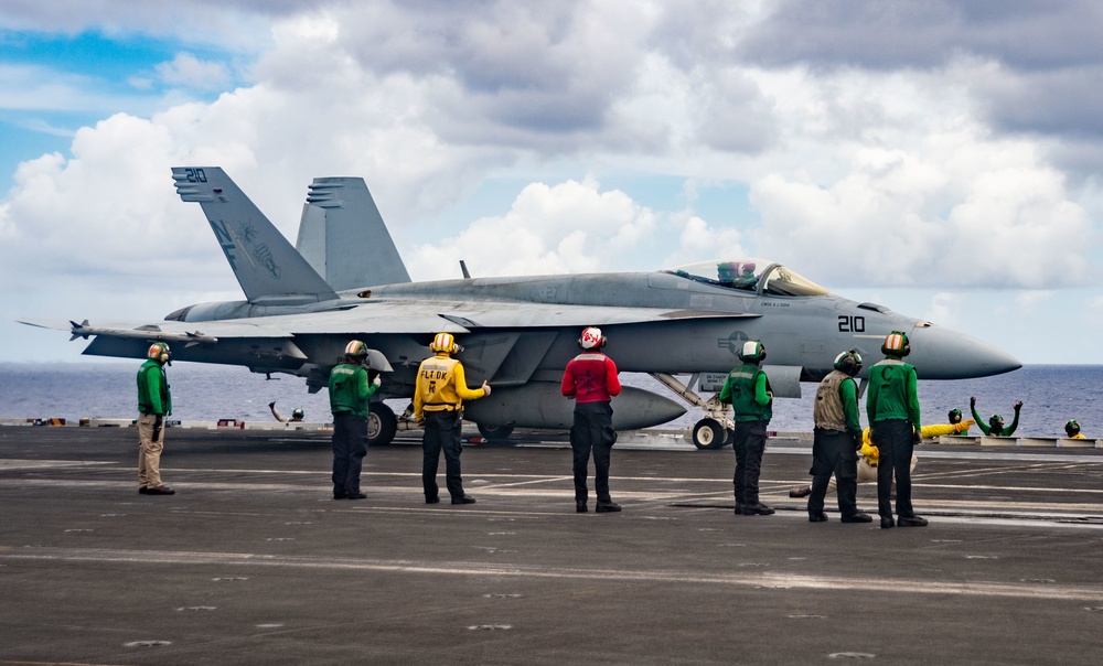 USS Ronald Reagan Conducts Flight Operations