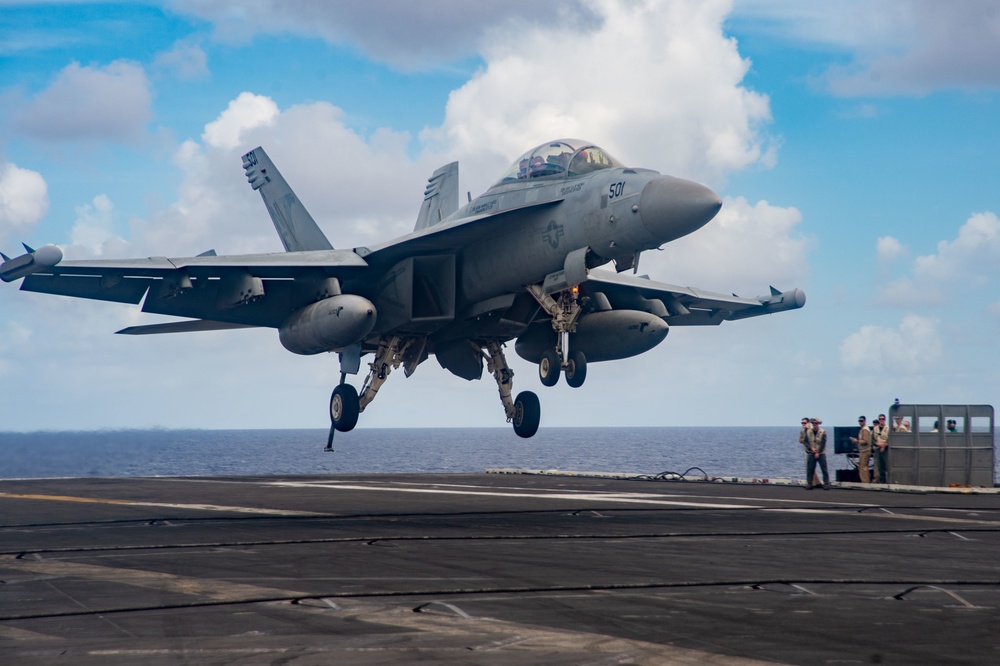 USS Ronald Reagan Conducts Flight Operations