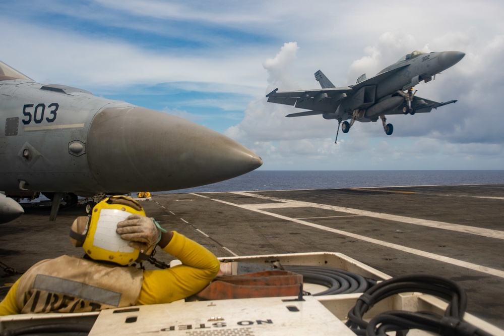 USS Ronald Reagan Conducts Flight Operations