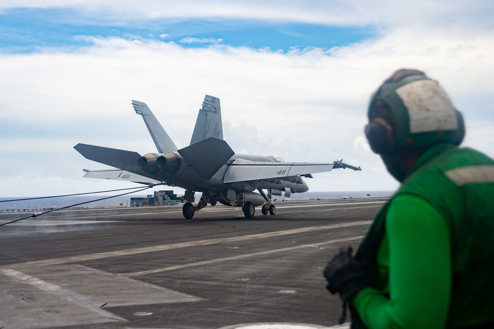 USS Ronald Reagan Conducts Flight Operations