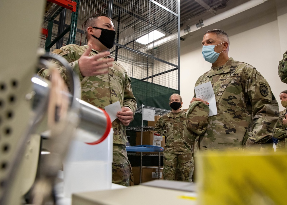 JTF-CS Commander Meets with Air Force Radiation Assessment Team on Wright-Patterson AFB