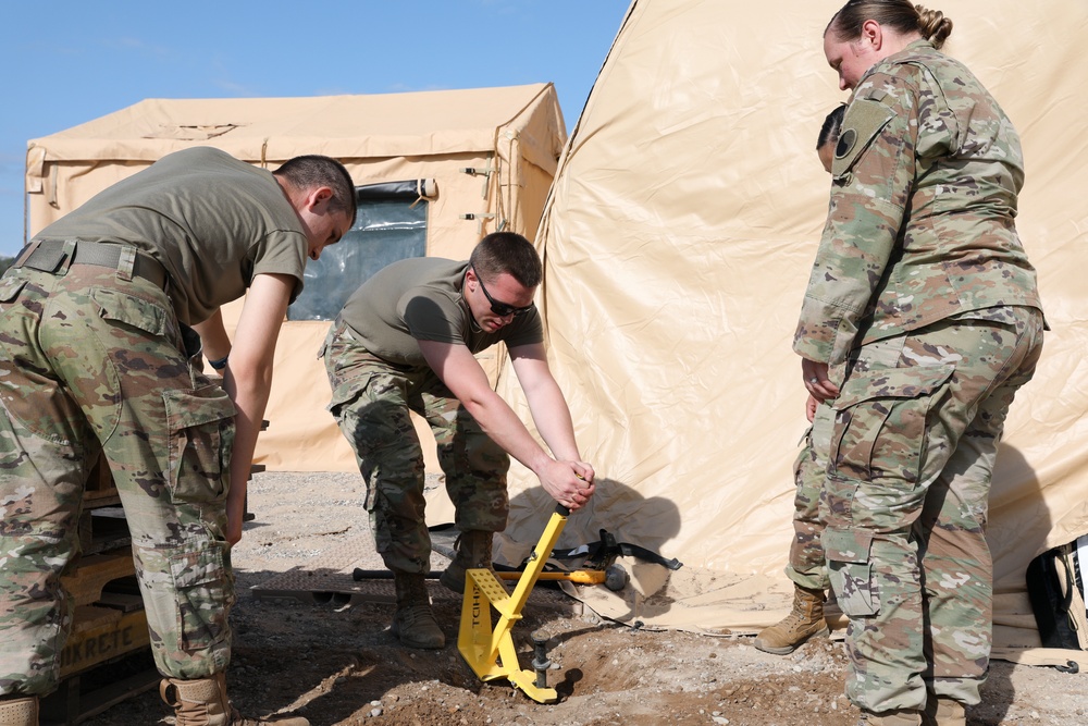 MDARNG 29th CAB soldiers pack up their TOC