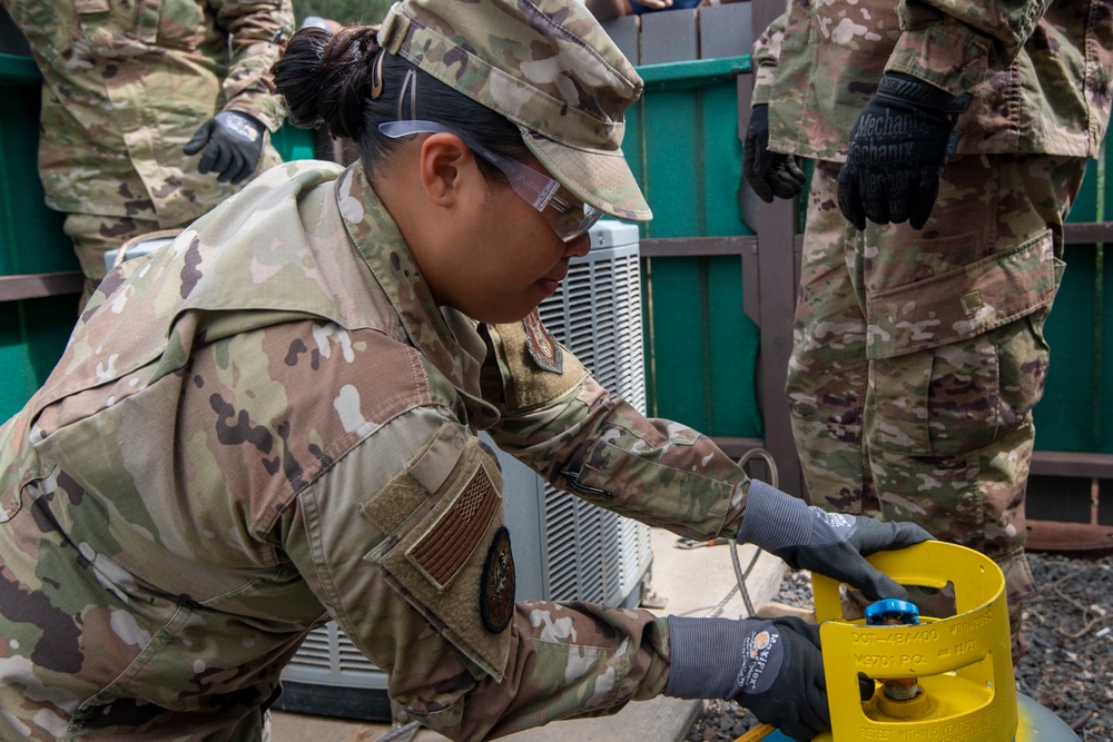 624 TH Civil Engineer Squadron Keeps Bellows Cool