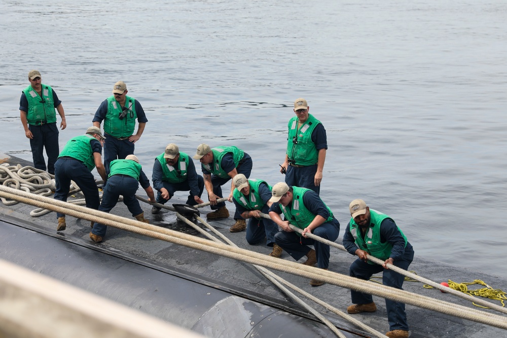 USS Key West Makes Port Visit to Fleet Activities Yokosuka