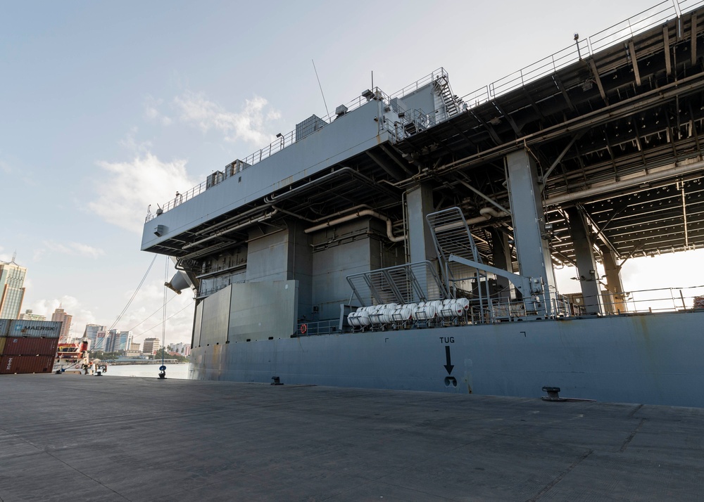 USS Hershel “Woody” Williams arrives in Tanzania