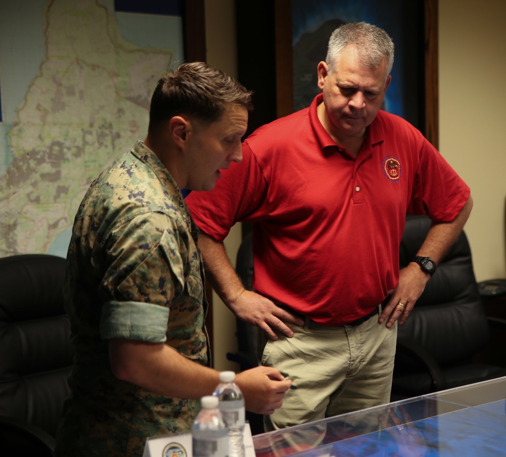 Counsel for the Commandant visits Guam