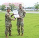 2nd Lt. Castillo and Spc. Mims