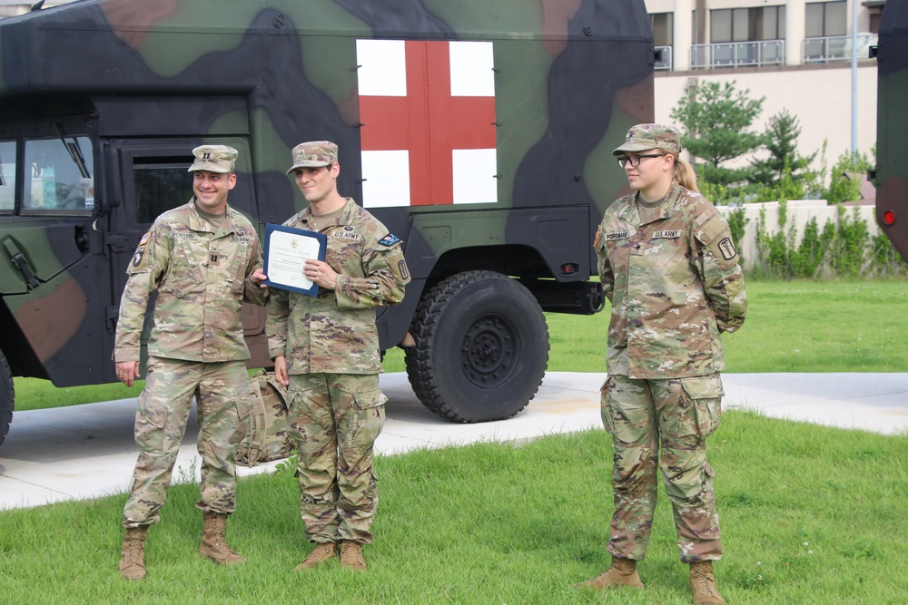 SGT Joshua Rowe receives COA