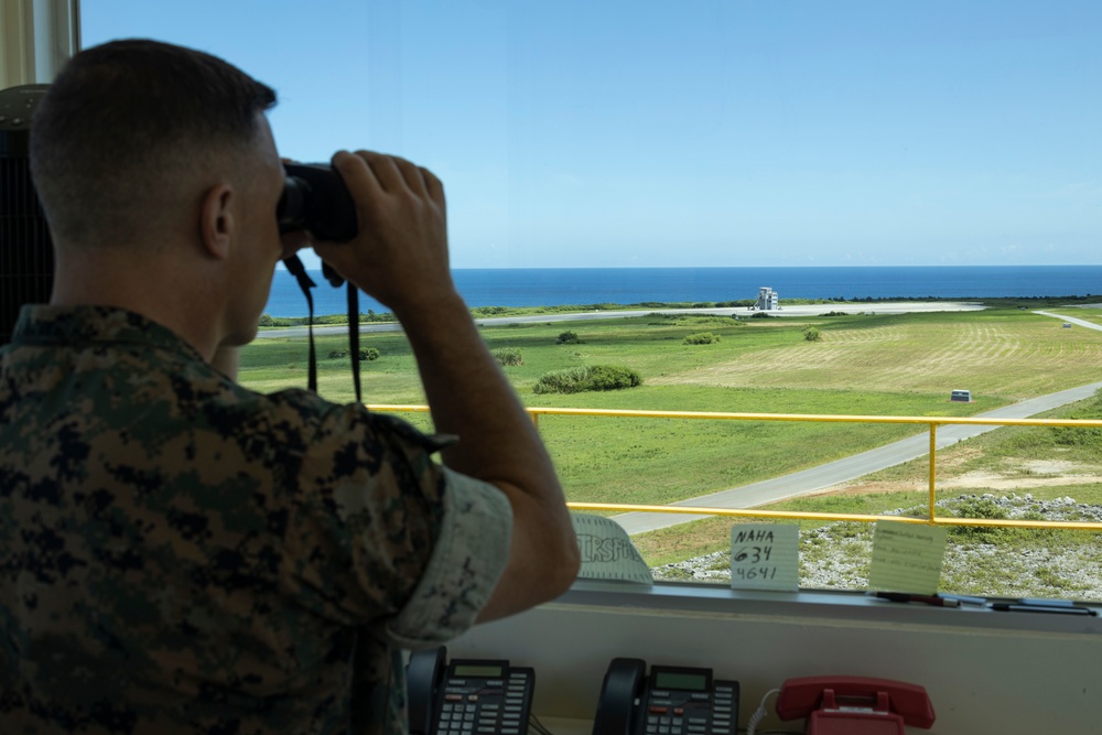 U.S. Marine Corps David M. Banning Tours Ie Shima Training Facility