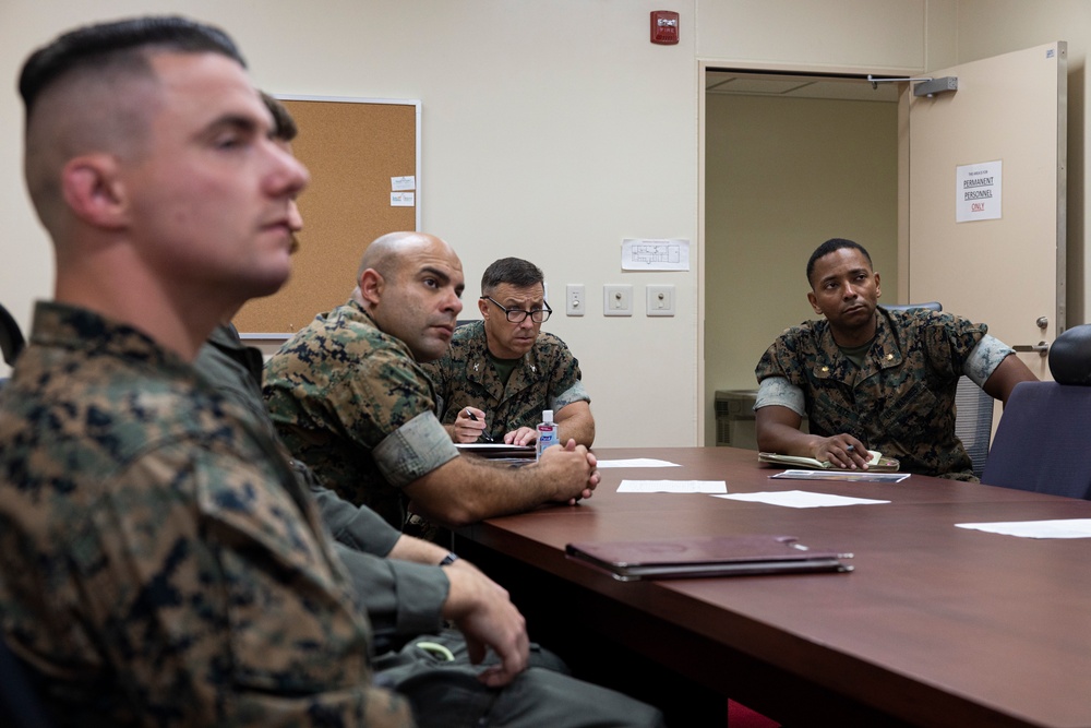 U.S. Marine Corps David M. Banning Tours Ie Shima Training Facility