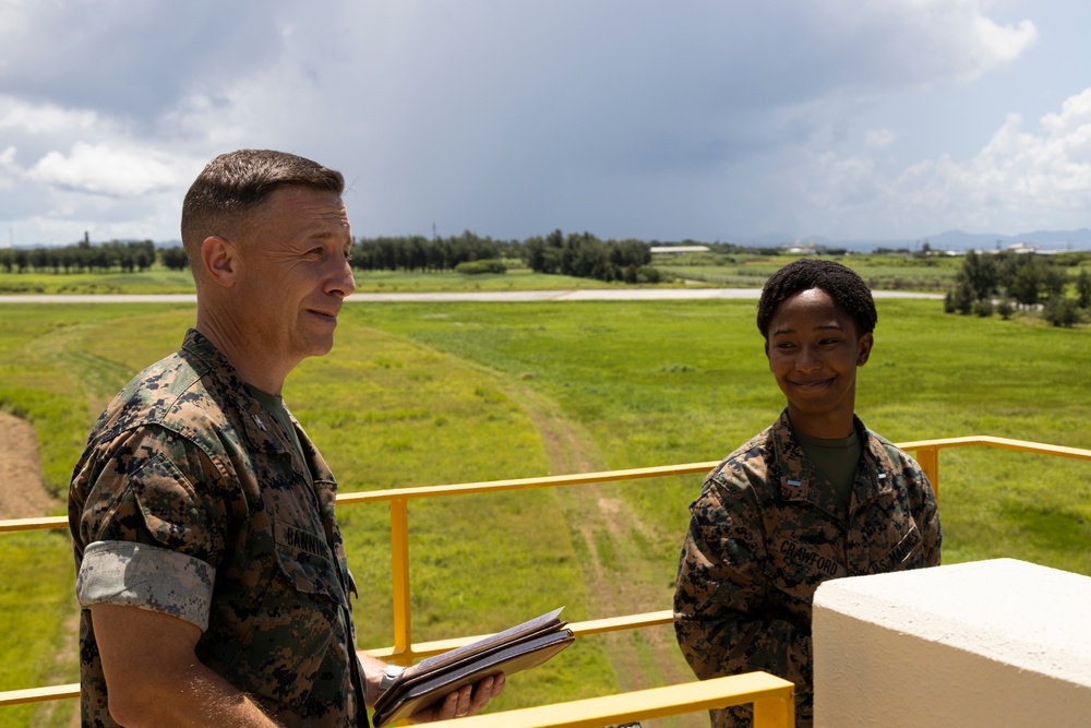 U.S. Marine Corps David M. Banning Tours Ie Shima Training Facility