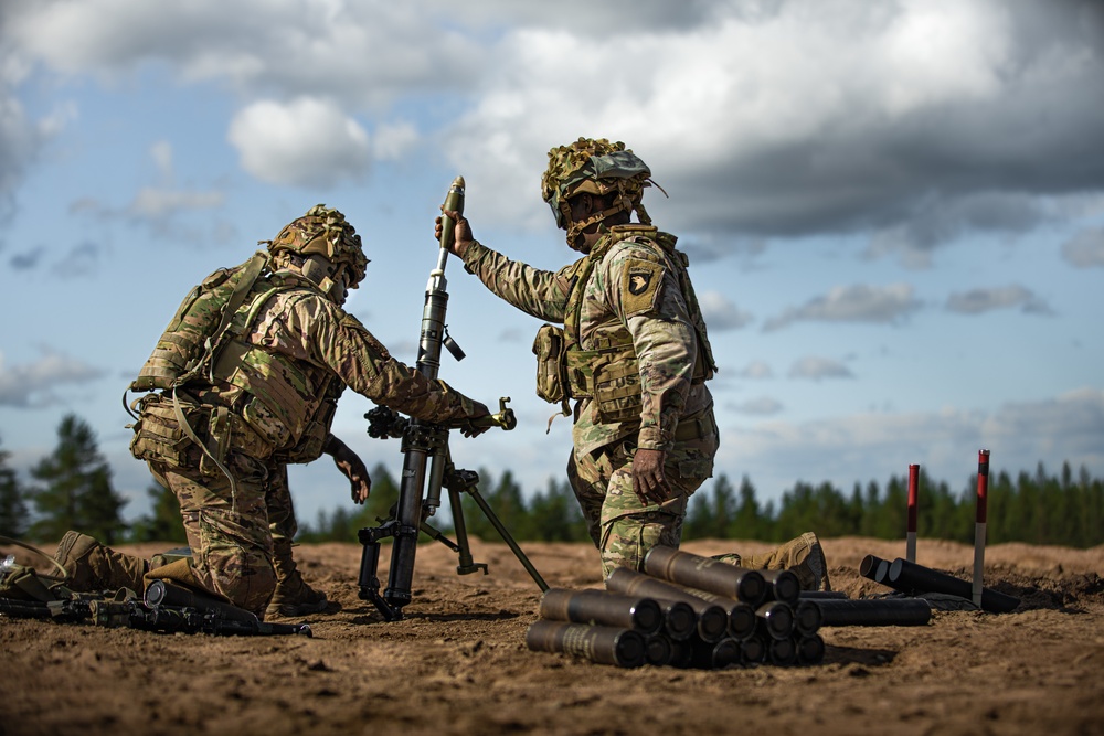 U.S. Soldiers Participate in Finnish Summer Exercise