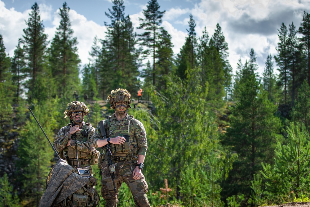 U.S. Soldiers Participate in Finnish Summer Exercise