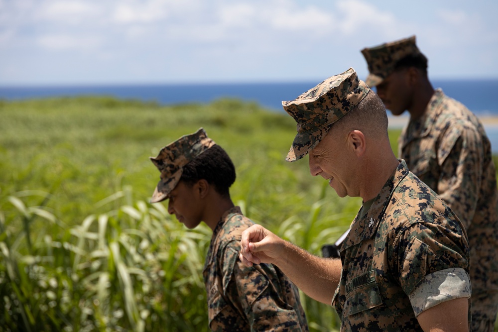 U.S. Marine Corps David M. Banning Tours Ie Shima Training Facility