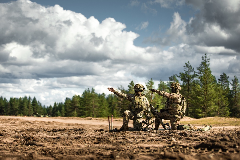 U.S. Soldiers Participate in Finnish Summer Exercise