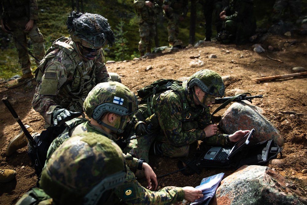 U.S. Soldiers Participate in Finnish Summer Exercise