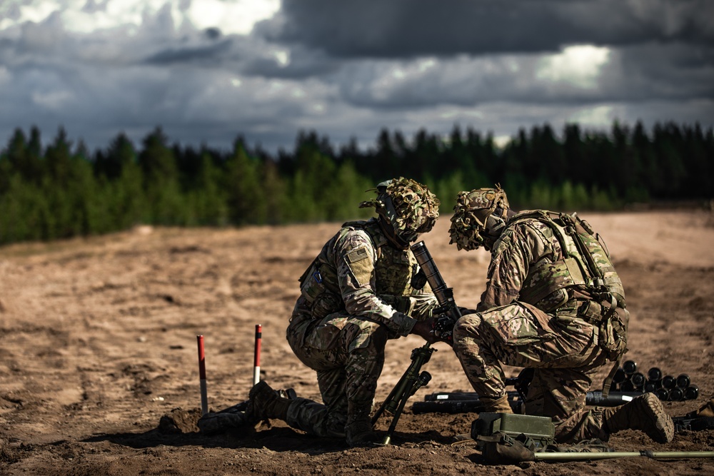 U.S. Soldiers Participate in Finnish Summer Exercise