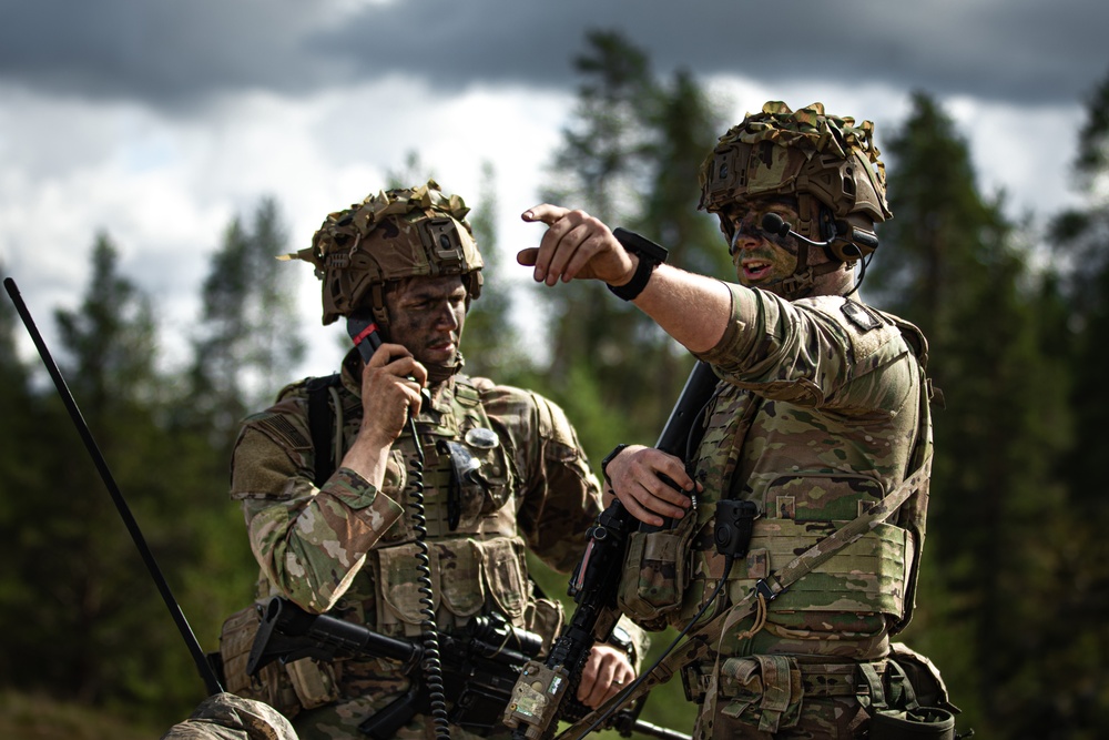 U.S. Soldiers Participate in Finnish Summer Exercise