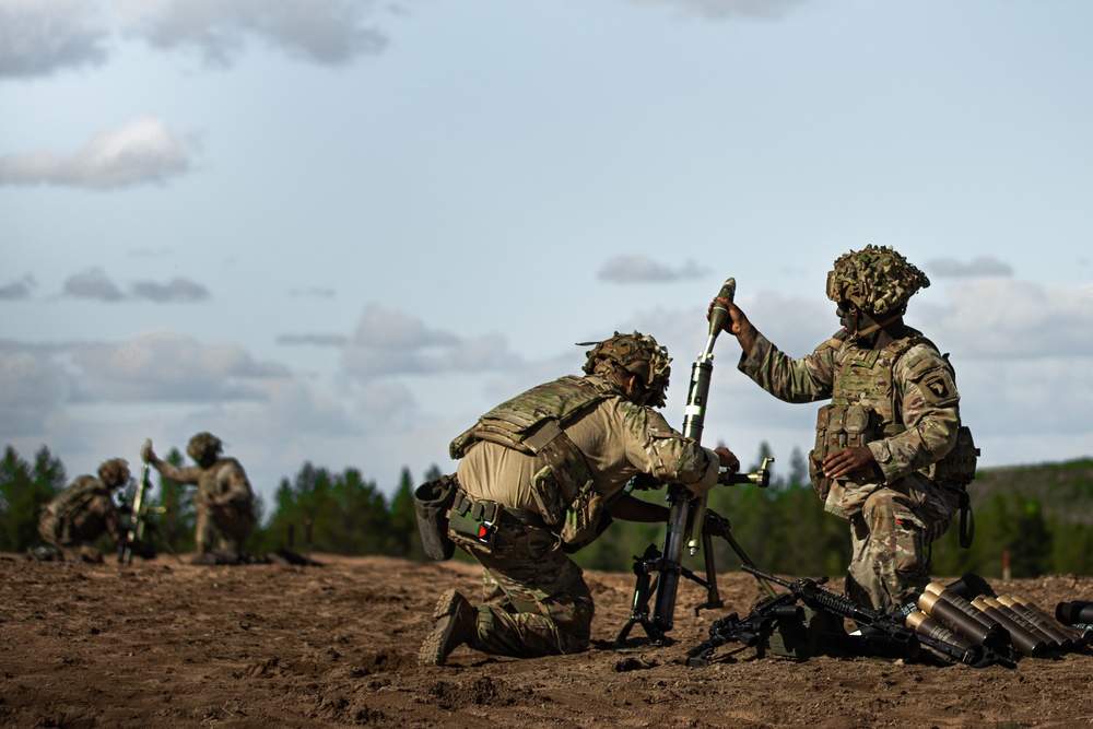 U.S. Soldiers Participate in Finnish Summer Exercise