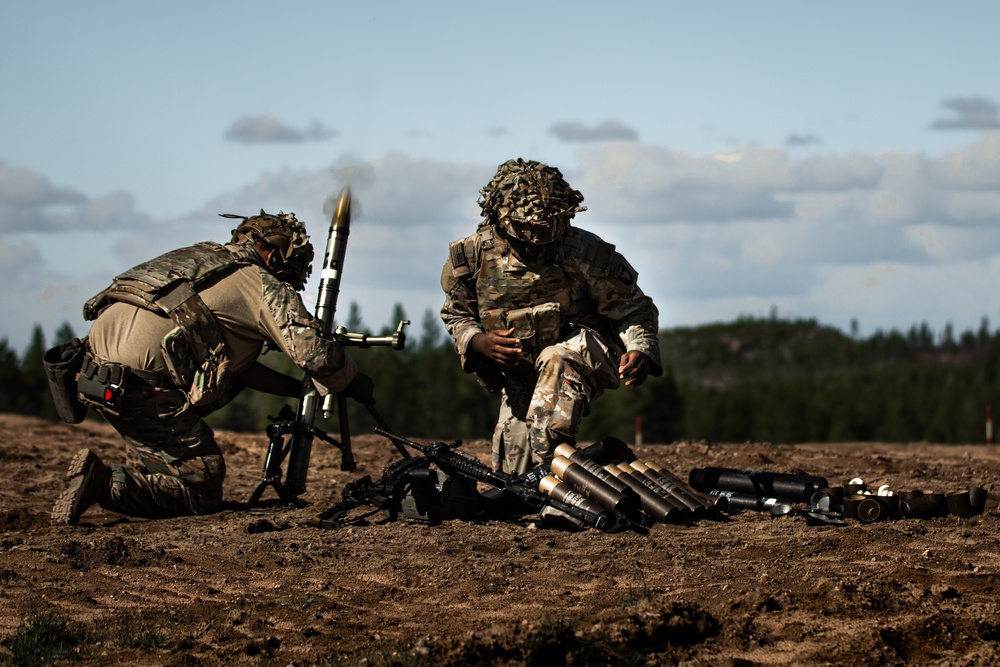 U.S. Soldiers Participate in Finnish Summer Exercise