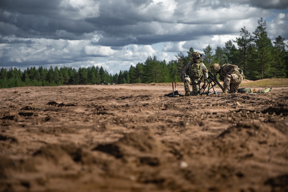 U.S. Soldiers Participate in Finnish Summer Exercise