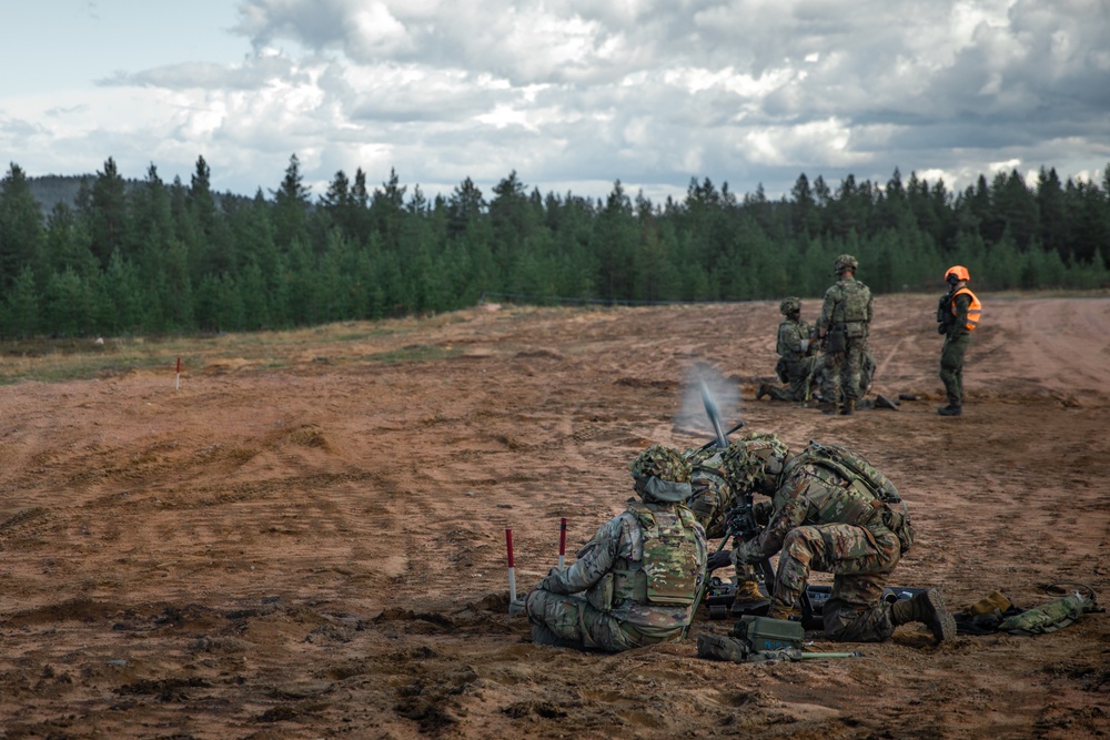 U.S. Soldiers Participate in Finnish Summer Exercise