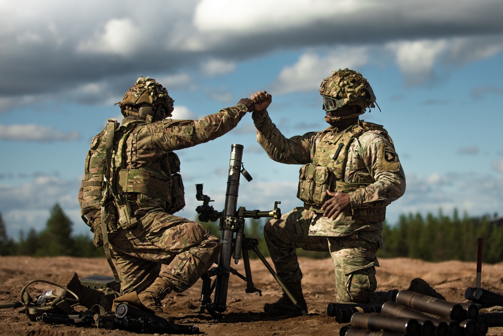 U.S. Soldiers Participate in Finnish Summer Exercise