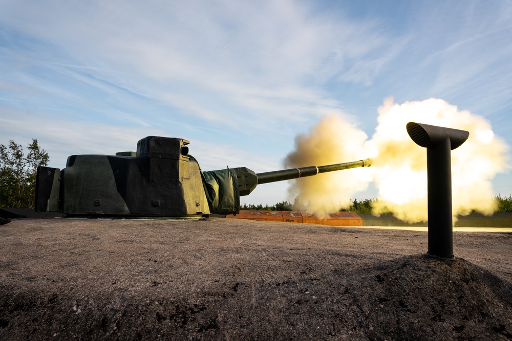 Finnish Coastal Artillery Live-fire