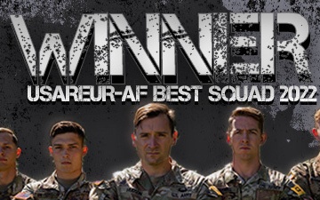 V Corps squad wins USAREUR-AF Best Squad Competition 2022