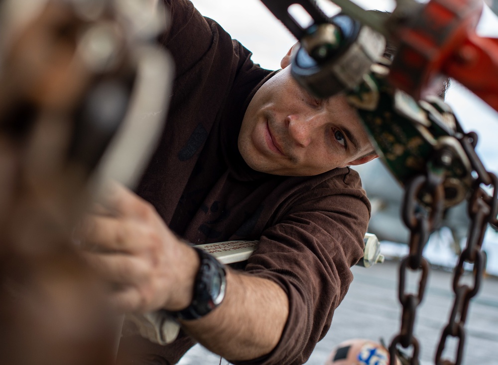 The Harry S. Truman Carrier Strike Group is on a scheduled deployment in the U.S. Naval Forces Europe area of operations, employed by U.S. Sixth Fleet to defend U.S., allied and partner interests.