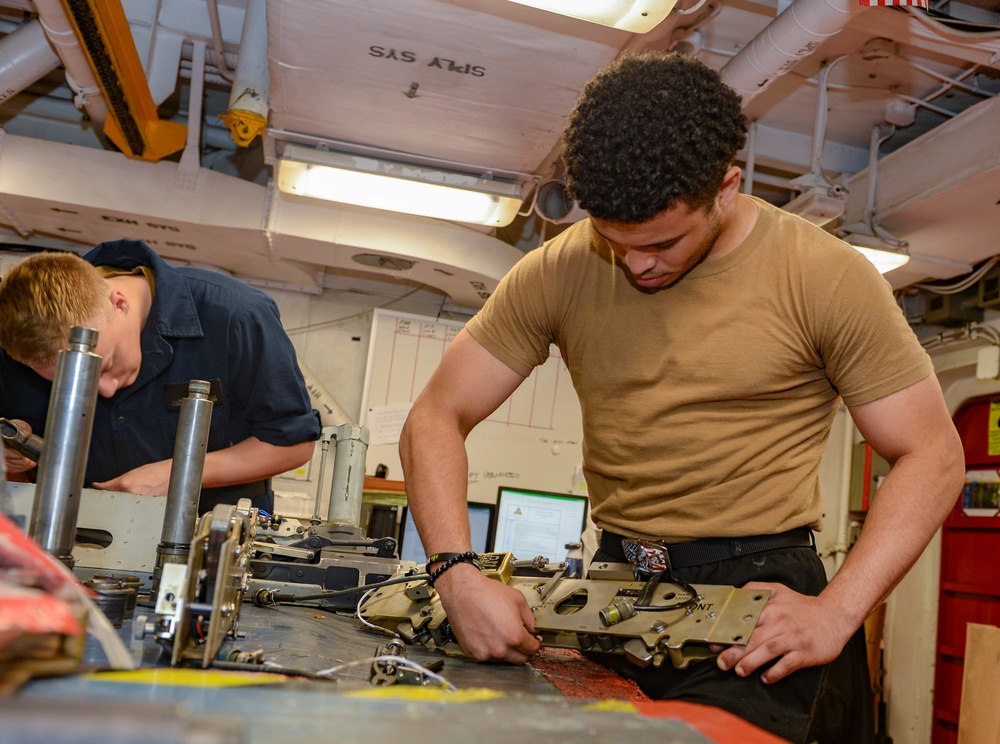 The Harry S. Truman Carrier Strike Group is on a scheduled deployment in the U.S. Naval Forces Europe area of operations, employed by U.S. Sixth Fleet to defend U.S., allied and partner interests.