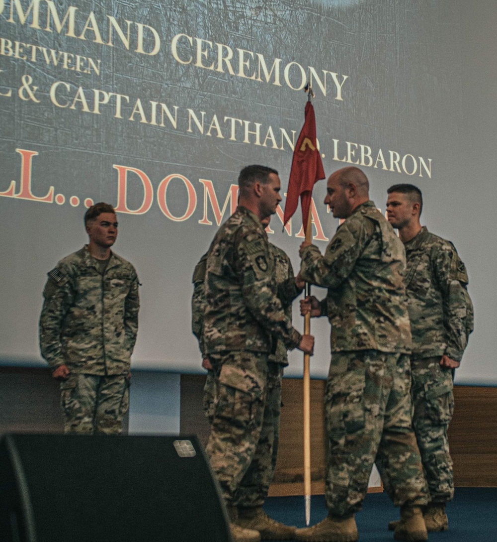 Delta Battery, 5-7 ADA, Change of Command Ceremony