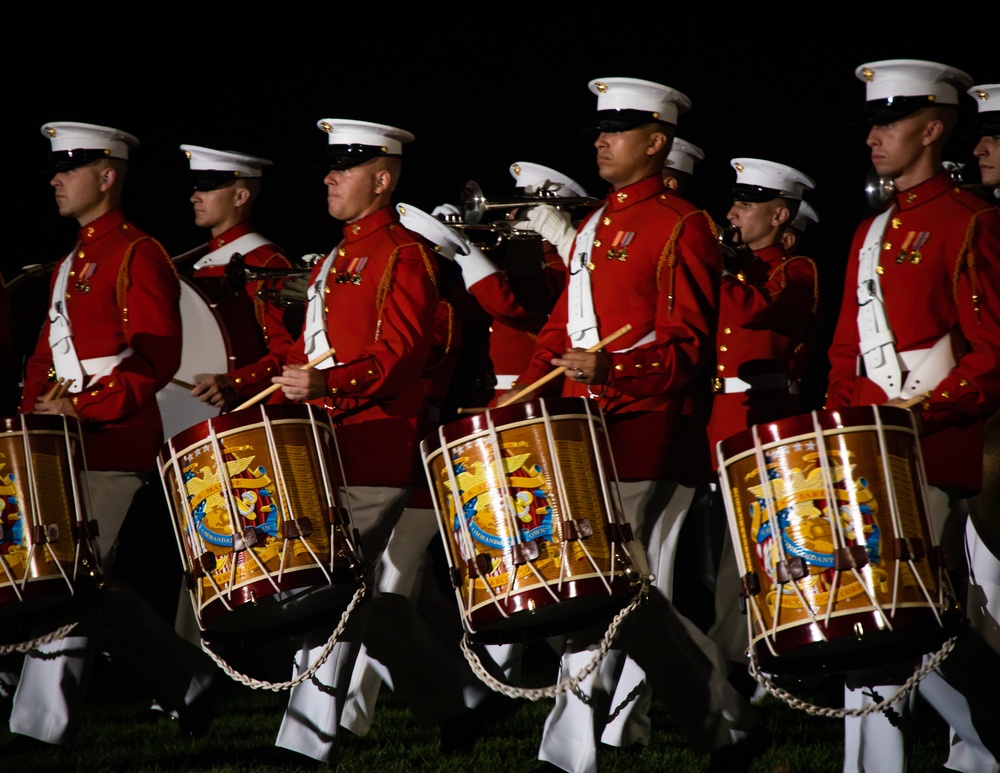 Marine Barracks Washington performs another wonderful evening parade.