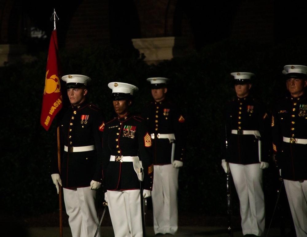 Marine Barracks Washington performs another wonderful evening parade.