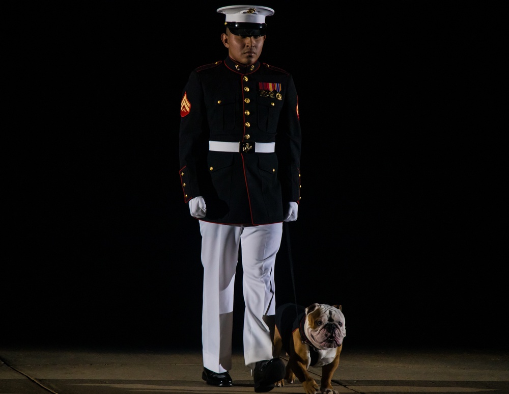 Marine Barracks Washington performs another wonderful evening parade.