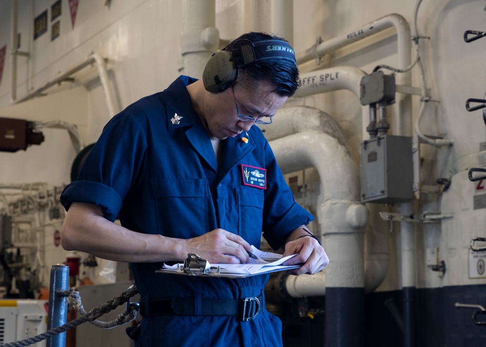 USS Tripoli Gun Shoot