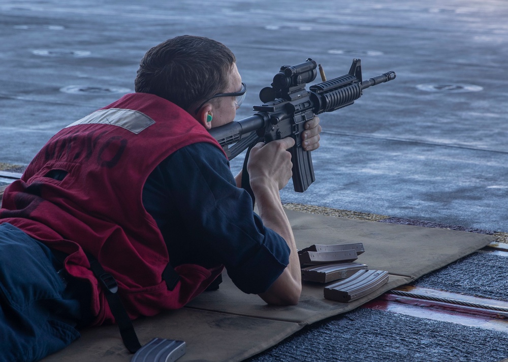 USS Tripoli Gun Shoot