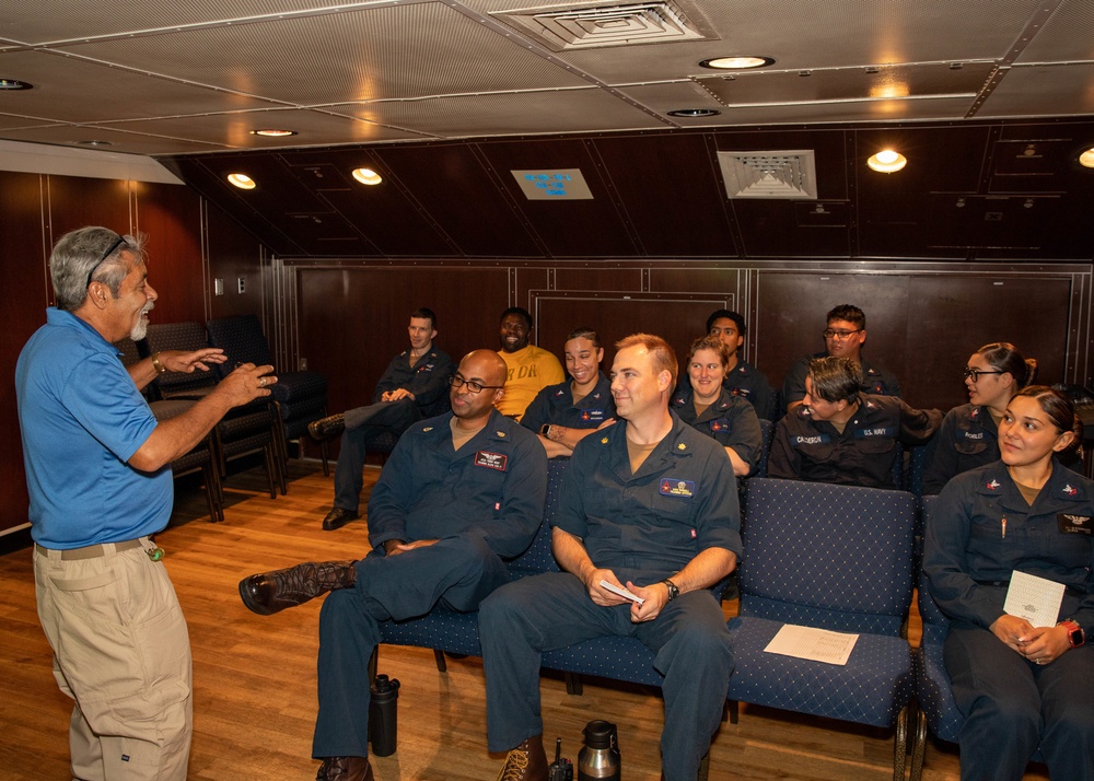 Daily operations aboard USS George H.W. Bush (CVN 77)